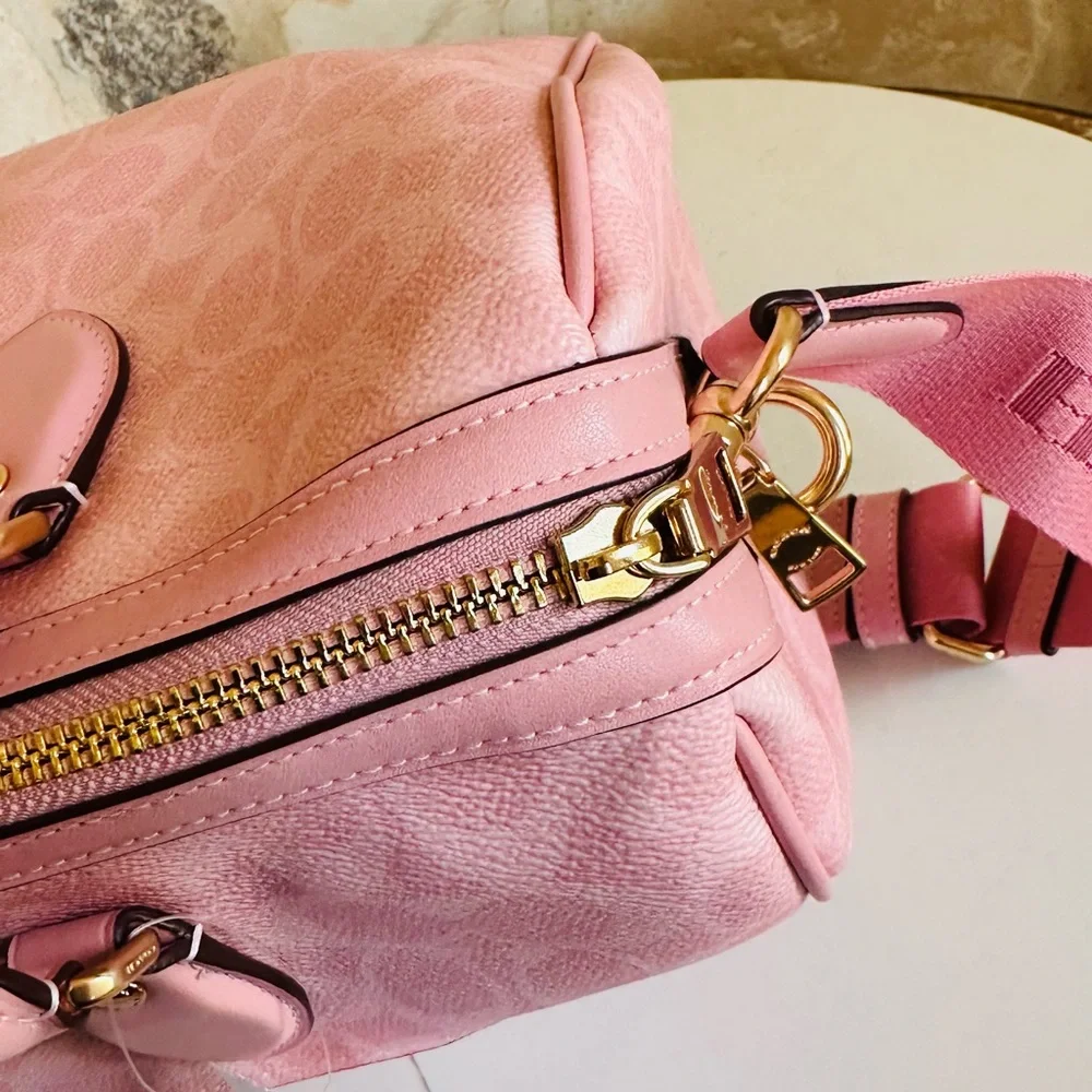 Coach large Rowan satchel  Pink Satchel and Wallet Set - Picture 8 of 15